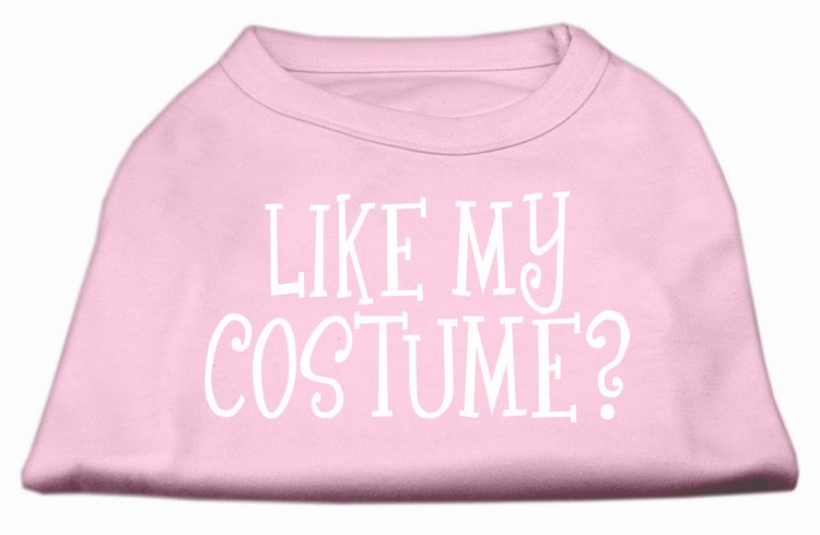 Like my costume? Screen Print Shirt Light Pink L